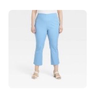 A New Day Powder Blue Kick Crop Pants